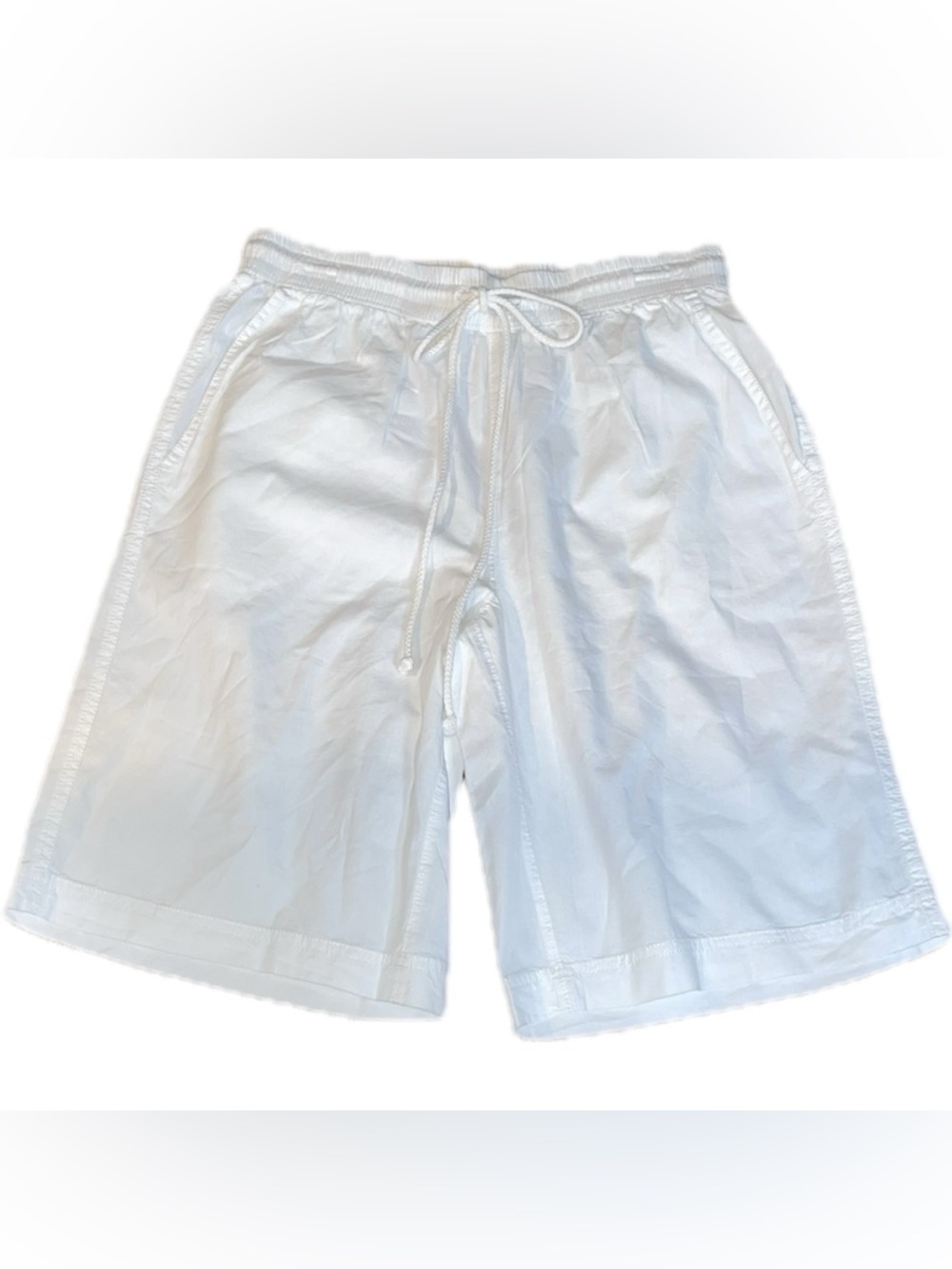 Free People Sailor Poplin Pull On Shorts in white NWOT - Picture 7 of 12